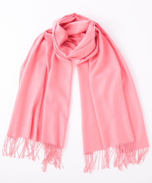 Jubilee Fabric（ジュビリーファブリック）の「大判ストール　スムースマテリアル（ストール/ショール・レディース・レッド/キャメル/ワイン/バーガンディー/ベージュ/マスタード/ピンク/ライトピンク/ホワイト/オフホワイト/アイボリー/ダークベージュ/チェリーピンク・FREE）」の10枚目の写真