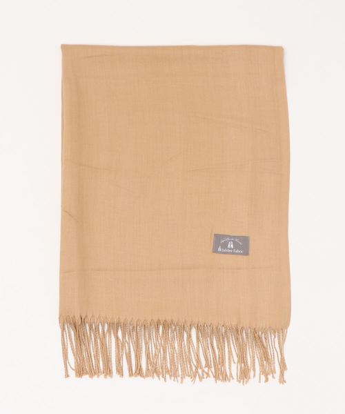 Jubilee Fabric（ジュビリーファブリック）の「大判ストール　スムースマテリアル（ストール/ショール・レディース・レッド/キャメル/ワイン/バーガンディー/ベージュ/マスタード/ピンク/ライトピンク/ホワイト/オフホワイト/アイボリー/ダークベージュ/チェリーピンク・FREE）」の18枚目の写真