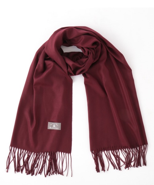 Jubilee Fabric（ジュビリーファブリック）の「大判ストール　スムースマテリアル（ストール/ショール・レディース・レッド/キャメル/ワイン/バーガンディー/ベージュ/マスタード/ピンク/ライトピンク/ホワイト/オフホワイト/アイボリー/ダークベージュ/チェリーピンク・FREE）」の17枚目の写真