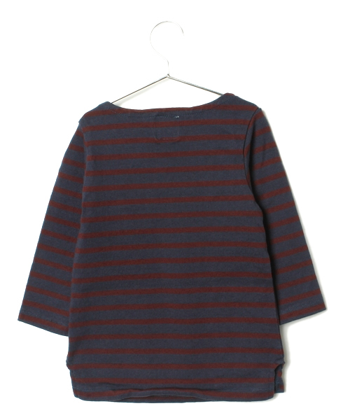 URBAN RESEARCH DOORS KIDS（アーバン リサーチ ドアーズ キッズ　）の「FORK&SPOON　カラーボーダー（Tシャツ/カットソー・キッズ・グリーン/グレー/パープル/ネイビー/ホワイト×ブルー/ホワイト×グリーン/ホワイト×グレー/ホワイト×レッド/ホワイト×イエロー/ホワイト×ネイビー・135/105/120/90）」の11枚目の写真