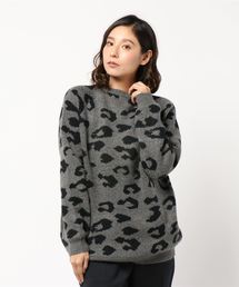 Editt by YECCA VECCA | ・レオパードニットプルオーバー(ニット/セーター)
