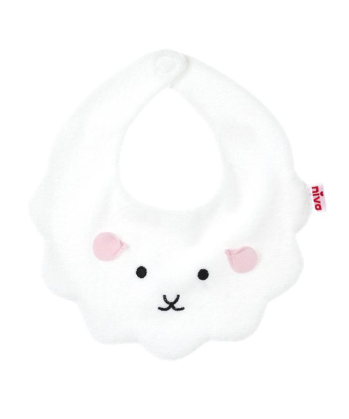 niva（ニヴァ）の「【niva/ニヴァ】Sheep bib（スタイ/よだれかけ・キッズ・ホワイト・FREE）」の3枚目の写真