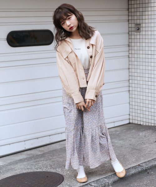 apres jour（アプレジュール）の「スコッチボタンシャツ【ZOZOTOWN限定アイテム】（シャツ/ブラウス・レディース・アイボリー/ピンクベージュ/カーキ/ベージュ・フリー）」の10枚目の写真