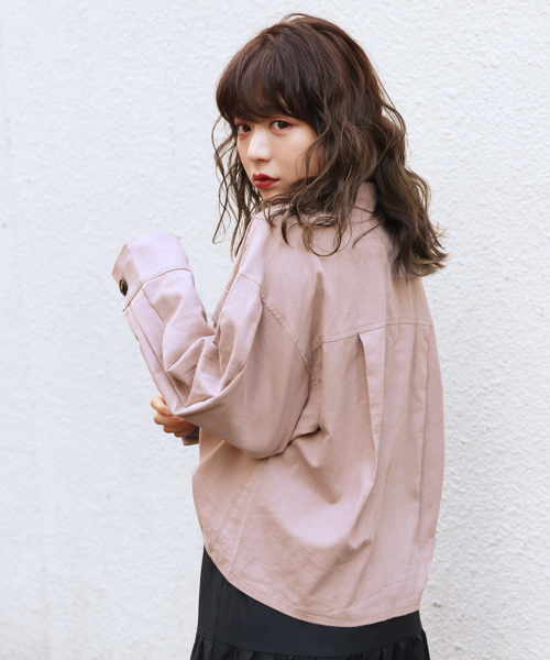 apres jour（アプレジュール）の「スコッチボタンシャツ【ZOZOTOWN限定アイテム】（シャツ/ブラウス・レディース・アイボリー/ピンクベージュ/カーキ/ベージュ・フリー）」の14枚目の写真