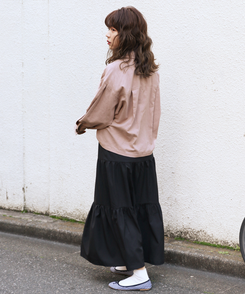 apres jour（アプレジュール）の「スコッチボタンシャツ【ZOZOTOWN限定アイテム】（シャツ/ブラウス・レディース・アイボリー/ピンクベージュ/カーキ/ベージュ・フリー）」の17枚目の写真