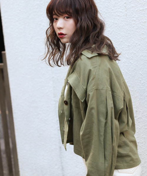 apres jour（アプレジュール）の「スコッチボタンシャツ【ZOZOTOWN限定アイテム】（シャツ/ブラウス・レディース・アイボリー/ピンクベージュ/カーキ/ベージュ・フリー）」の20枚目の写真