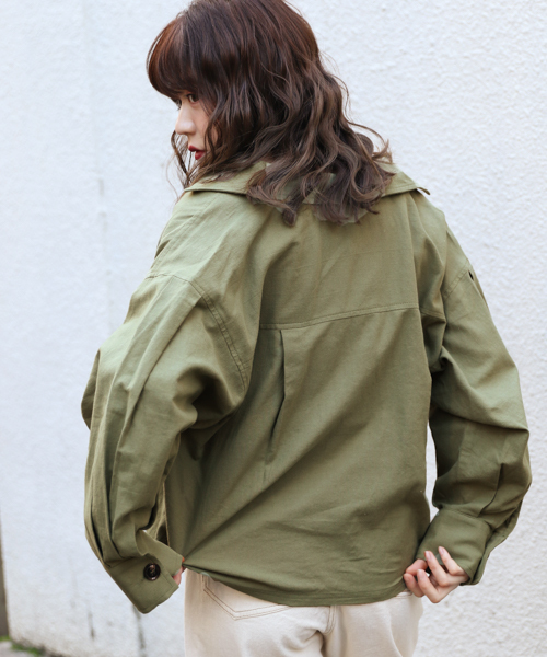 apres jour（アプレジュール）の「スコッチボタンシャツ【ZOZOTOWN限定アイテム】（シャツ/ブラウス・レディース・アイボリー/ピンクベージュ/カーキ/ベージュ・フリー）」の21枚目の写真