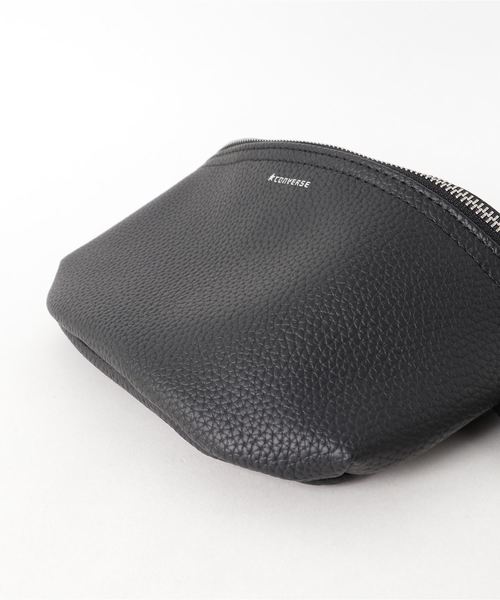 CONVERSE（コンバース）の「WEGO/CONVERSEフェイクレザーボディバッグ（ショルダーバッグ・レディース・ホワイト/ブラック・FREE）」の4枚目の写真