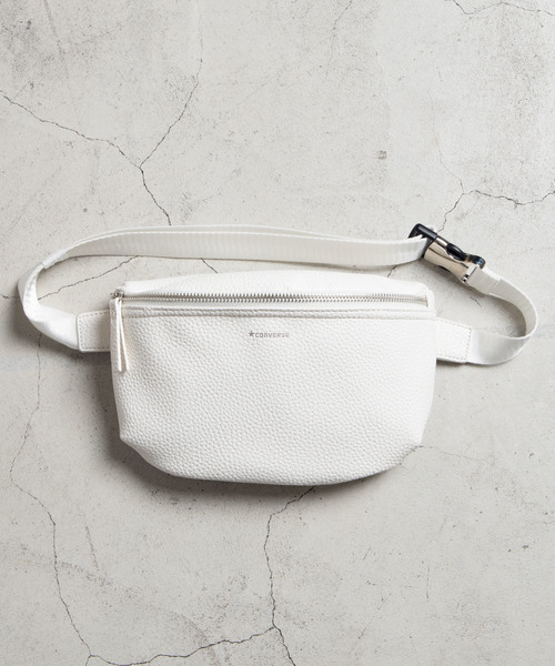 CONVERSE（コンバース）の「WEGO/CONVERSEフェイクレザーボディバッグ（ショルダーバッグ・レディース・ホワイト/ブラック・FREE）」の15枚目の写真
