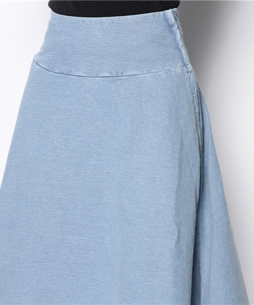 Kastane（カスタネ）の「【Kastane】インディゴサーキュラースカート（スカート・レディース・ライトブルー/ブルー・FREE）」の9枚目の写真