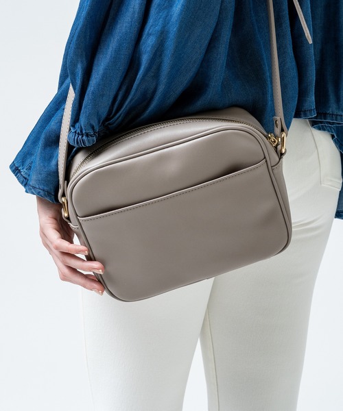 MURA（ムラ）の「コンパクト レザー ミニショルダーバッグ（ショルダーバッグ・レディース・ホワイト/ブラック/グレー/レッド/キャメル・FREE）」の18枚目の写真