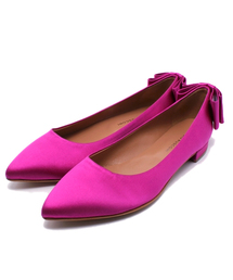 ODORANTES nano･universe | OD/サテンバックリボンバレエ(パンプス)