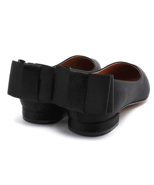 ODORANTES nano・universe(オドラント ナノ・ユニバース)の「OD/サテンバックリボンバレエ(パンプス・レディース・ピンク/ブラック・38/37/36)」の5枚目の写真