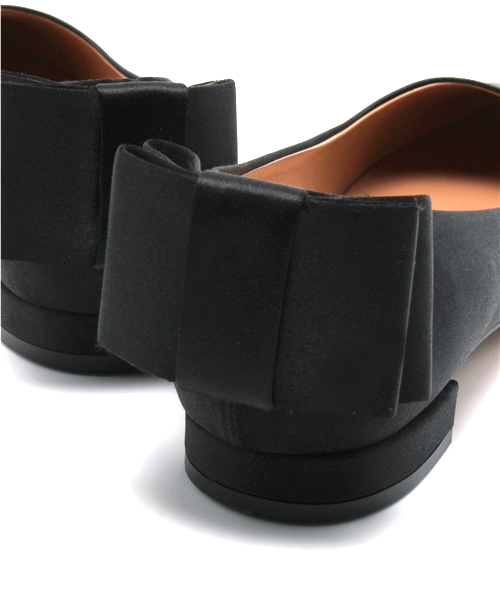 ODORANTES nano・universe(オドラント ナノ・ユニバース)の「OD/サテンバックリボンバレエ(パンプス・レディース・ピンク/ブラック・38/37/36)」の7枚目の写真