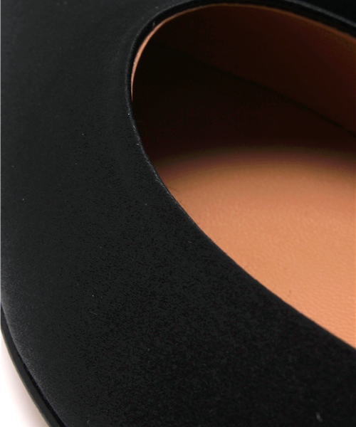 ODORANTES nano・universe(オドラント ナノ・ユニバース)の「OD/サテンバックリボンバレエ(パンプス・レディース・ピンク/ブラック・38/37/36)」の8枚目の写真