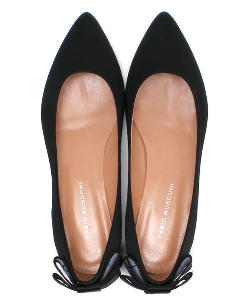 ODORANTES nano・universe(オドラント ナノ・ユニバース)の「OD/サテンバックリボンバレエ(パンプス・レディース・ピンク/ブラック・38/37/36)」の9枚目の写真