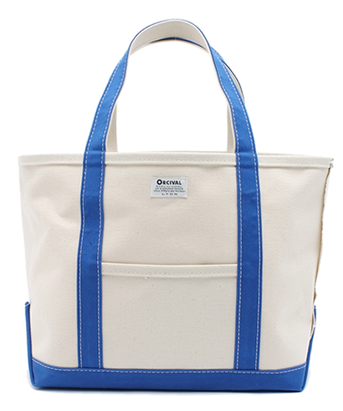 E'CRU（エクリュ）の「【ORCIVAL】キャンバストートバッグ（トートバッグ・レディース・グリーン/ブルー/イエロー・FREE）」の3枚目の写真