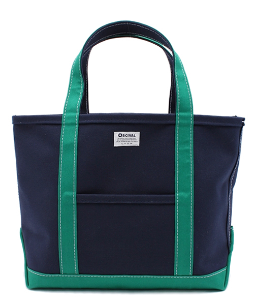 E'CRU（エクリュ）の「【ORCIVAL】キャンバストートバッグ（トートバッグ・レディース・グリーン/ブルー/イエロー・FREE）」の2枚目の写真