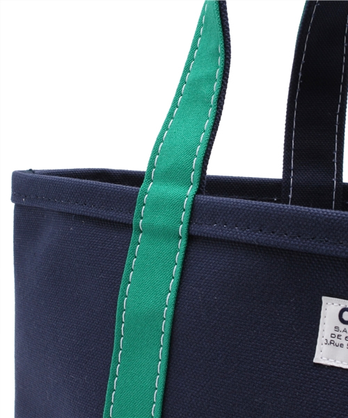 E'CRU（エクリュ）の「【ORCIVAL】キャンバストートバッグ（トートバッグ・レディース・グリーン/ブルー/イエロー・FREE）」の8枚目の写真