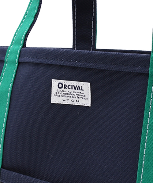 E'CRU（エクリュ）の「【ORCIVAL】キャンバストートバッグ（トートバッグ・レディース・グリーン/ブルー/イエロー・FREE）」の9枚目の写真