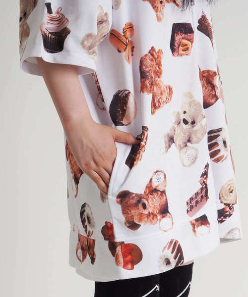 TRAVAS TOKYO（トラバス トウキョウ）の「Sweets bear H/S ZIP Hoodie  