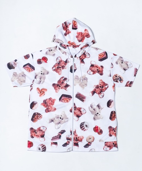 TRAVAS TOKYO（トラバス トウキョウ）の「Sweets bear H/S ZIP Hoodie  