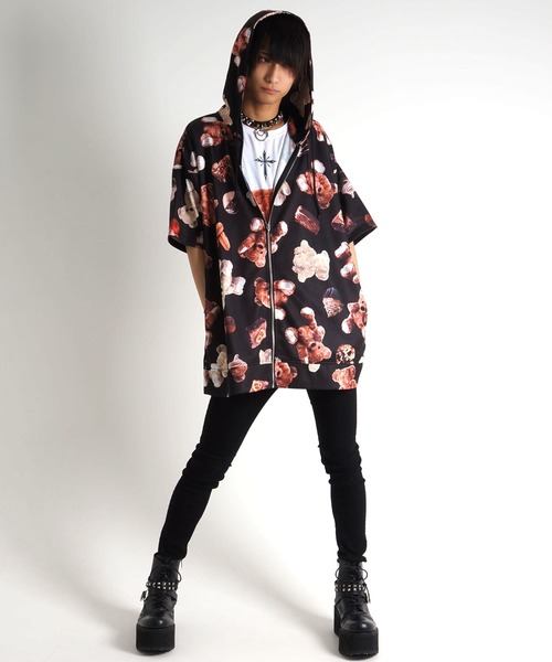 TRAVAS TOKYO（トラバス トウキョウ）の「Sweets bear H/S ZIP Hoodie  