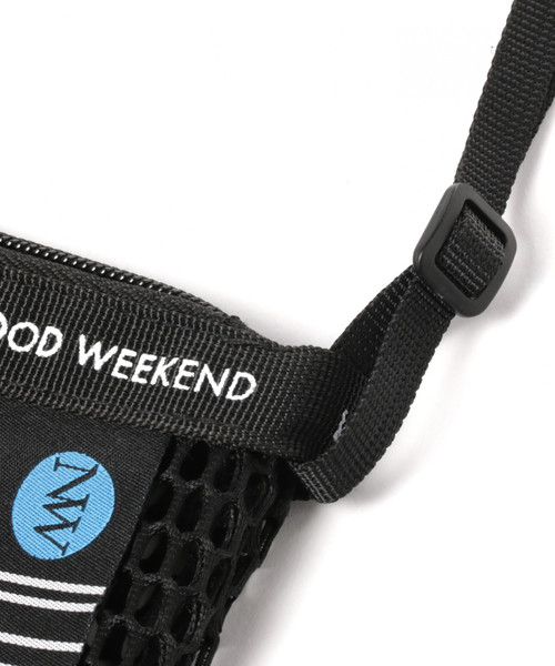 WEEKEND(ER)（ウィークエンダー）の「【WEEKEND(ER)&co.(ウィークエンダー)】メッシュサコッシュ（ショルダーバッグ・レディース・ホワイト/ブラック/カーキ・0）」の6枚目の写真