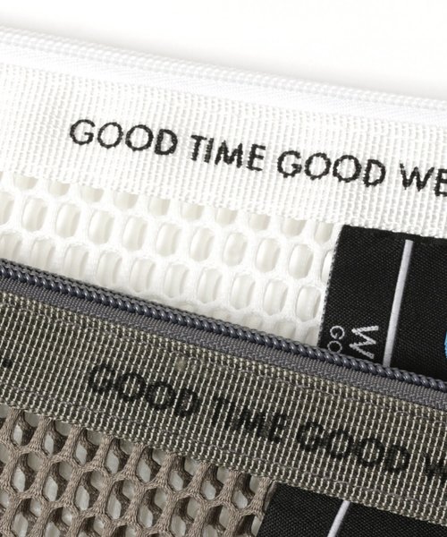 WEEKEND(ER)（ウィークエンダー）の「【WEEKEND(ER)&co.(ウィークエンダー)】メッシュサコッシュ（ショルダーバッグ・レディース・ホワイト/ブラック/カーキ・0）」の13枚目の写真