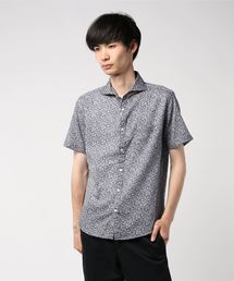 SC: PERUVIAN フラワープリント セミワイドカラー ショートスリーブ シャツ