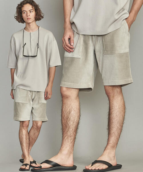 BEAUTY&YOUTH UNITED ARROWS（ビューティーアンドユースユナイテッドアローズ）の「BY コーデュロイ ベイカー イージー ショートパンツ（その他パンツ・メンズ・ライトグレー/ダークグレー/ブラウン・S/M/L/XL）」の2枚目の写真