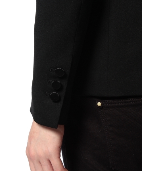 ASTRAET(アストラット)の「ASTRAET(アストラット) タキシードジャケット◇(テーラードジャケット・レディース・ブラック・0/1)」の2枚目の写真