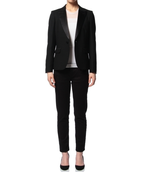 ASTRAET(アストラット)の「ASTRAET(アストラット) タキシードジャケット◇(テーラードジャケット・レディース・ブラック・0/1)」の7枚目の写真