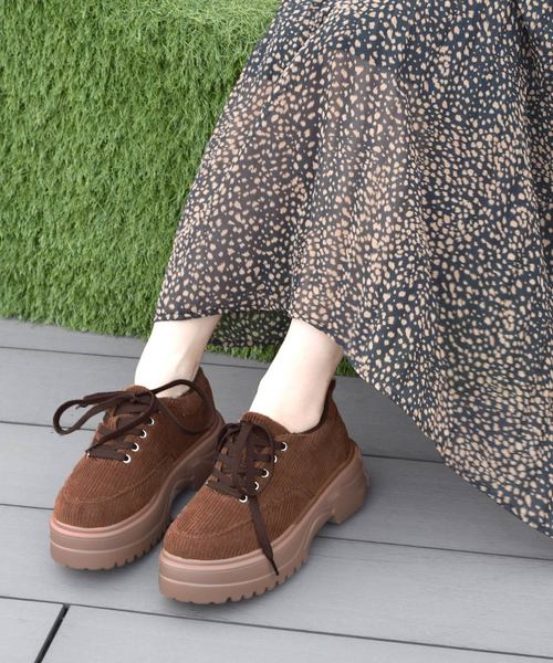 W Closet ダブルクローゼット の コーデュロイスニーカー スニーカー Wear