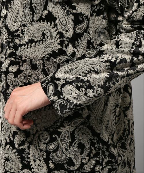 EDIFICE LA BOUCLE（エディフィスラブークル）の「LA BOUCLE オープンカラーダブルポケットロングスリーブ ベロア（シャツ/ブラウス・メンズ・ブラック・44/46/48）」の13枚目の写真