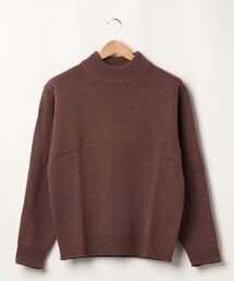 /エルボーパッチハイネックニット/