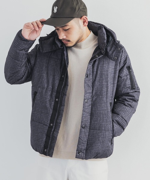 Rocky Monroe（ロッキーモンロー）の「【2way】撥水 フード脱着可能 中綿ジャケット（ダウンジャケット/コート・メンズ・ネイビー/グレー系その他/チャコール/ベージュ/ブラック/カモフラージュ・LL/M/L）」の3枚目の写真