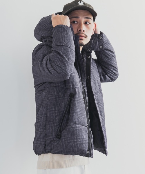 Rocky Monroe（ロッキーモンロー）の「【2way】撥水 フード脱着可能 中綿ジャケット（ダウンジャケット/コート・メンズ・ネイビー/グレー系その他/チャコール/ベージュ/ブラック/カモフラージュ・LL/M/L）」の19枚目の写真