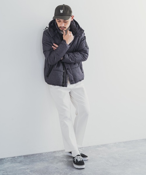 Rocky Monroe（ロッキーモンロー）の「【2way】撥水 フード脱着可能 中綿ジャケット（ダウンジャケット/コート・メンズ・ネイビー/グレー系その他/チャコール/ベージュ/ブラック/カモフラージュ・LL/M/L）」の20枚目の写真