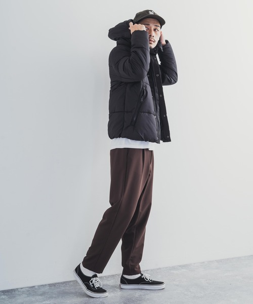 Rocky Monroe（ロッキーモンロー）の「【2way】撥水 フード脱着可能 中綿ジャケット（ダウンジャケット/コート・メンズ・ネイビー/グレー系その他/チャコール/ベージュ/ブラック/カモフラージュ・LL/M/L）」の11枚目の写真
