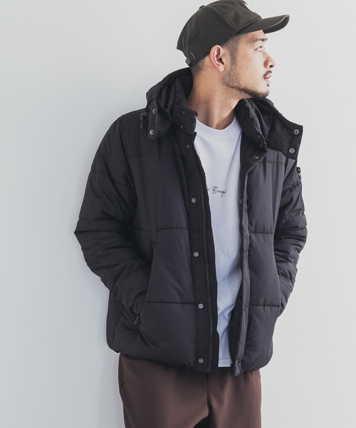 Rocky Monroe（ロッキーモンロー）の「【2way】撥水 フード脱着可能 中綿ジャケット（ダウンジャケット/コート・メンズ・ネイビー/グレー系その他/チャコール/ベージュ/ブラック/カモフラージュ・LL/M/L）」の12枚目の写真
