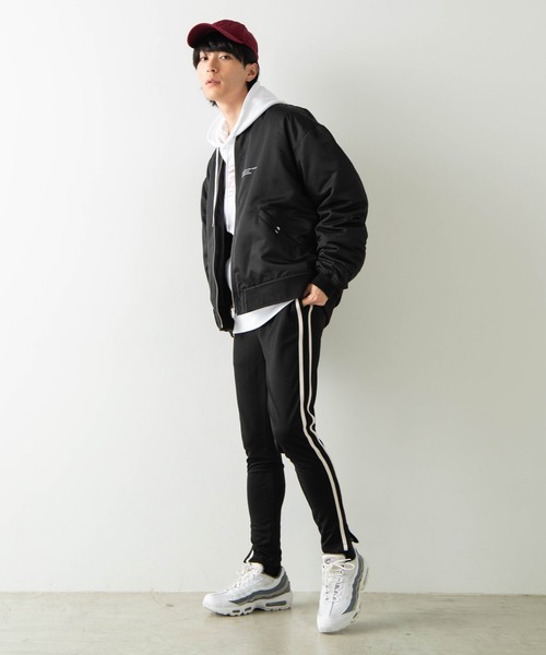 WEGO（ウィゴー）の「WEGO/PhotographMA-1（MA-1・メンズ・ホワイト/ブラック/パープル/ブラック系その他・MEDIUM/LARGE）」の7枚目の写真