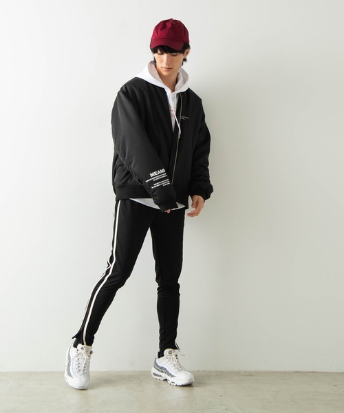 WEGO（ウィゴー）の「WEGO/PhotographMA-1（MA-1・メンズ・ホワイト/ブラック/パープル/ブラック系その他・MEDIUM/LARGE）」の9枚目の写真