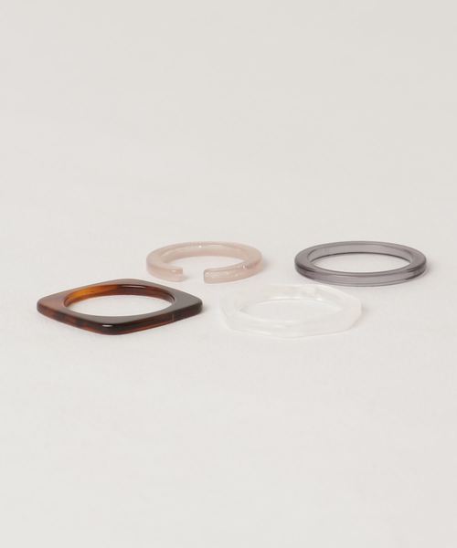 tone(トーン)の「【Kukulu TOKYO】HangingVarious リング(リング・レディース・ベージュ/グレー/レッド・11号/9号/13号)」の4枚目の写真