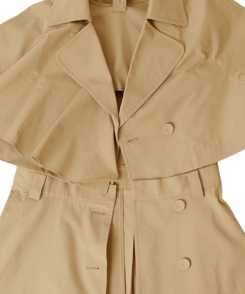 RANDA(ランダ)の「4WAYトレンチコート(トレンチコート・レディース・ベージュ/クリーム/ブルー・0/1)」の14枚目の写真