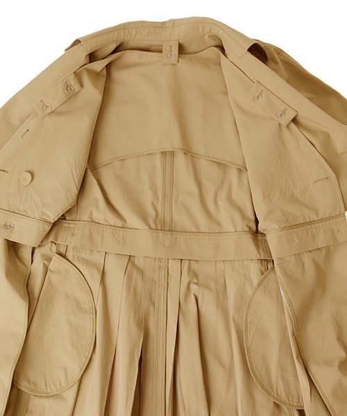RANDA(ランダ)の「4WAYトレンチコート(トレンチコート・レディース・ベージュ/クリーム/ブルー・0/1)」の11枚目の写真
