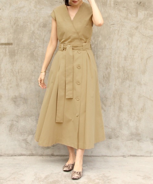 RANDA(ランダ)の「4WAYトレンチコート(トレンチコート・レディース・ベージュ/クリーム/ブルー・0/1)」の13枚目の写真