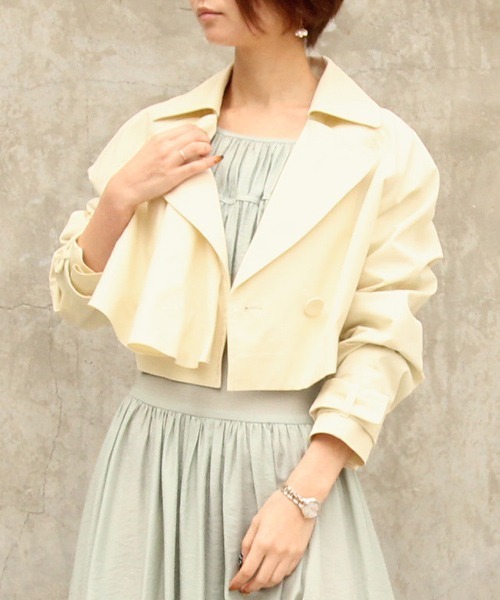 RANDA(ランダ)の「4WAYトレンチコート(トレンチコート・レディース・ベージュ/クリーム/ブルー・0/1)」の9枚目の写真