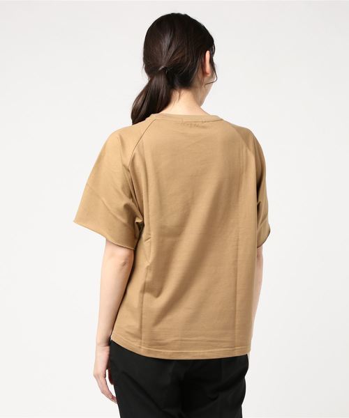 SUPP.（サップ）の「【SUPP.】サップ 40/2 コーマソフト天竺 S/S カットソー（Tシャツ/カットソー・レディース・アイボリー/ブラウン/ミント/ピンク・FREE）」の5枚目の写真
