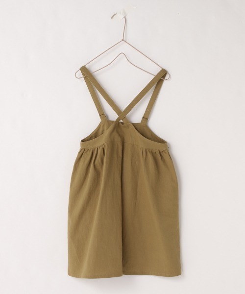 LOWRYS FARM(ローリーズファーム)の「ジャンスカ 872005(ワンピース・キッズ・アイボリー/ブラウン/チャコールグレー/イエロー/ホワイト系その他・MEDIUM/LARGE/X-LARGE)」の6枚目の写真